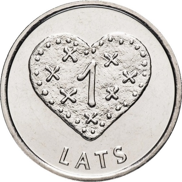 1 Латвийский лат