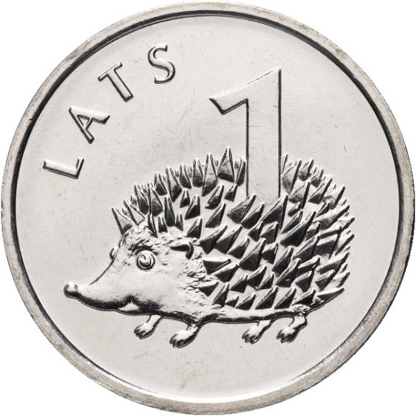 1 Латвийский лат