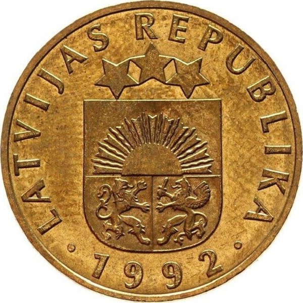 20 Латвийских сантим