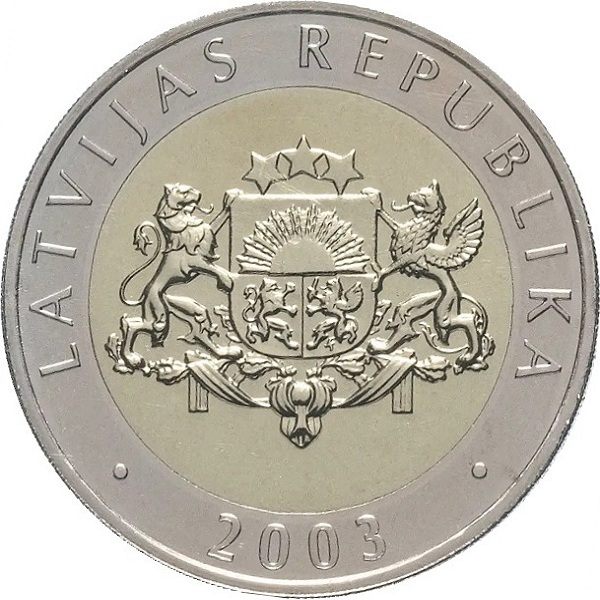 2 Латвийских лат