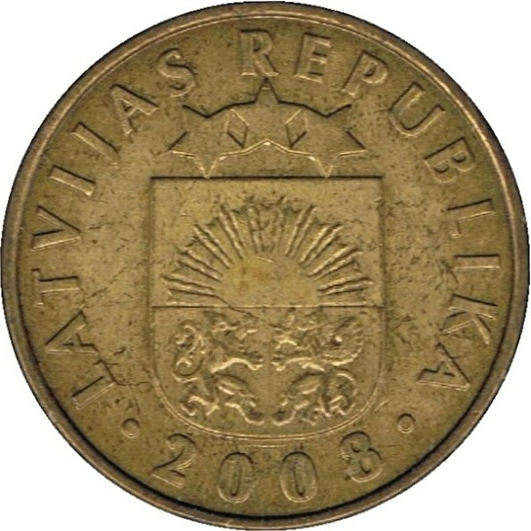 10 Латвийских сантим