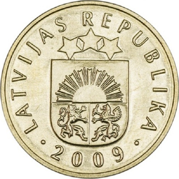 5 Латвийских сантим