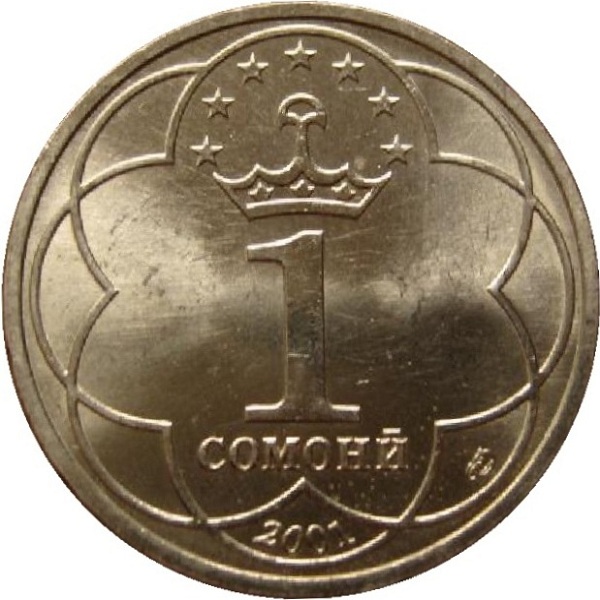1 Таджикистанский сомони