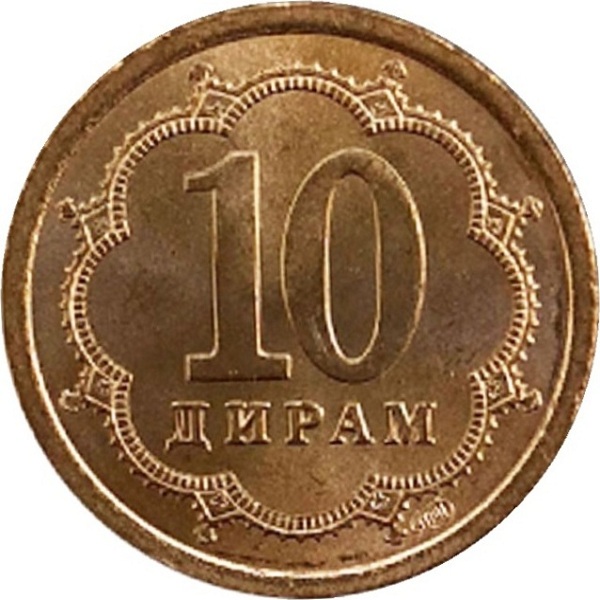 10 Таджикистанских дирам