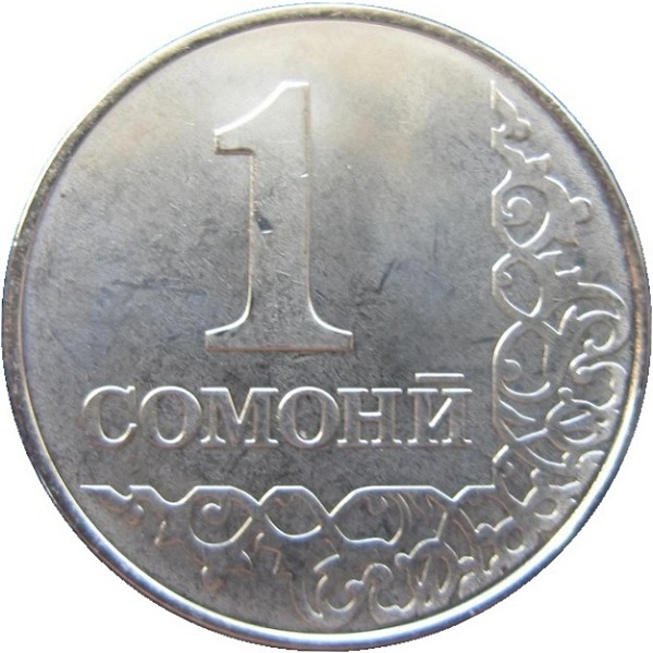 1 Таджикистанских сомони
