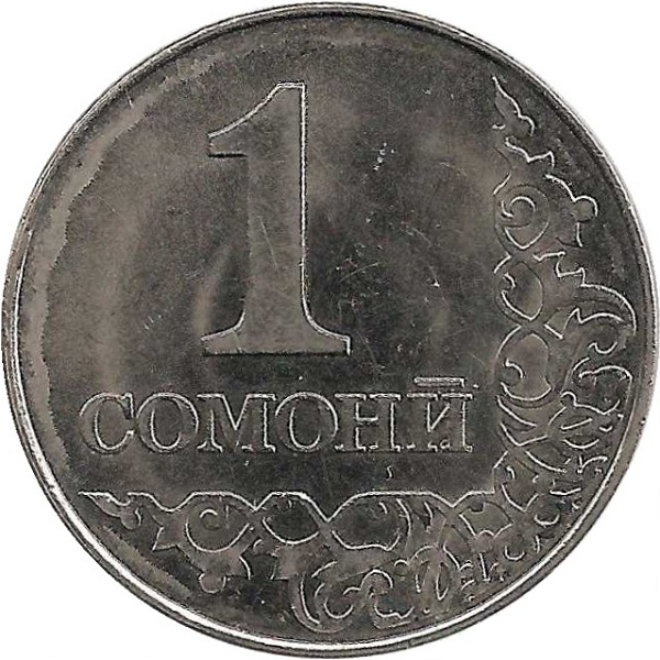 1 Таджикистанских сомони